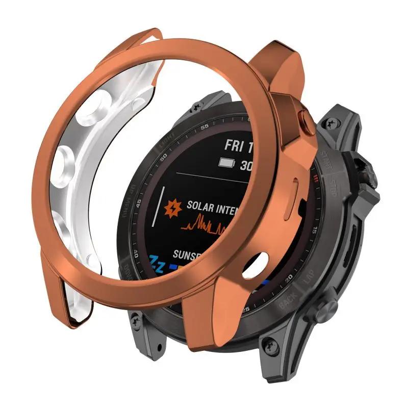 Покрытие TPU защитный чехол для Garmin Fenix 7 7S 7X смарт-часы мягкий силиконовый бампер защитный чехол аксессуары