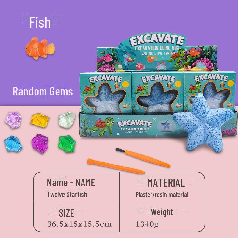 Мультфильм Русалочка Раскопки Драгоценностей: Детская развивающая игрушка для поиска сокровищ своими руками