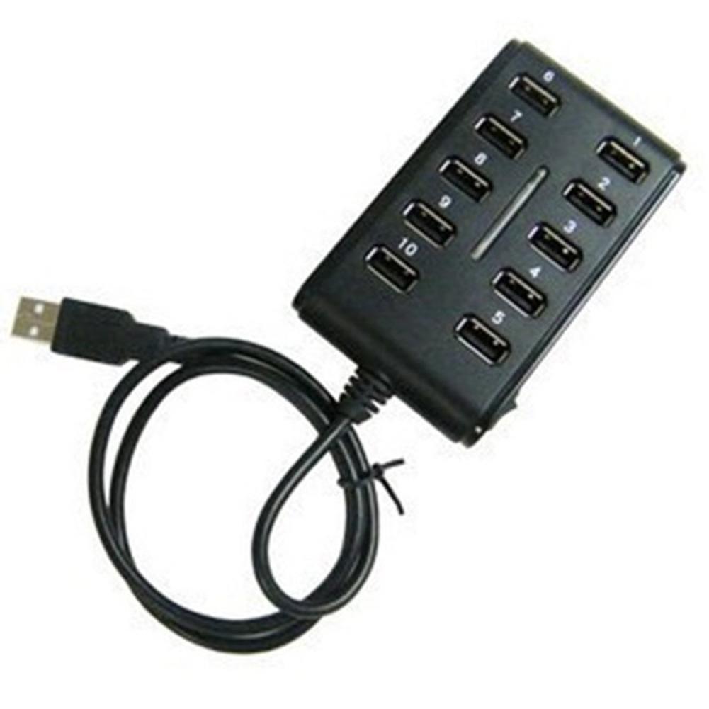 Исключительный 10-портовый высокоскоростной удлинительный кабель USB 2.0 с двухрядным концентратором-адаптером для ноутбука и ПК