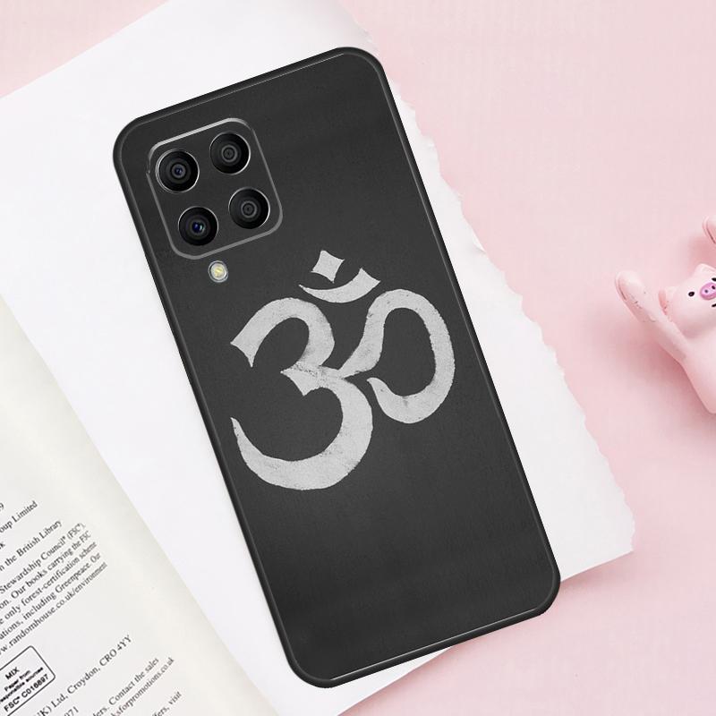 Чехол со символом Аум Ом Йога для Samsung Galaxy M16 M36 M56 M21 M20 M23 M31 M11 M54 M14 M34 M13 M52 M32 M12 M15 M55