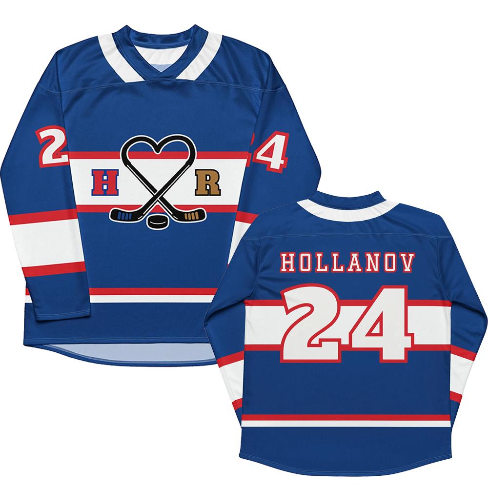 Илья Розанов 81 Джерси Bos Raiders Горячее Соперничество 3D Печать Топ V-образный вырез Свободная футболка с V-образным вырезом Унисекс Уличная одежда Футболка с длинным рукавом