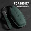 Чехол-кошелек из замши для автомобильного ключа Denza D9 Dm-I, Защитный корпус для ключа автомобиля, Аксессуары