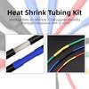 127/530Pcs Polyolefin Material Heat Shrink Tubing Sleeves Cable Repair Protection  Cable Insulation