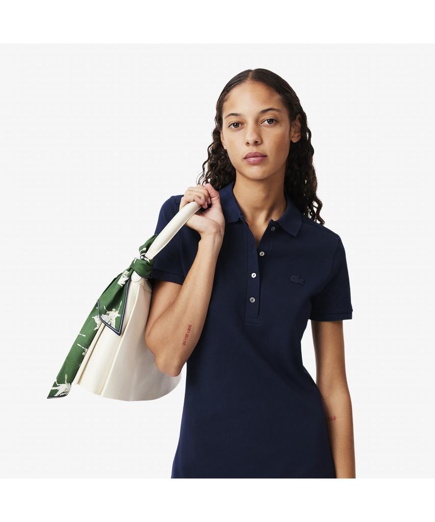 Lacoste Women'S Slim Fit Mini Pique Polo Dress Ef5473-55G 166