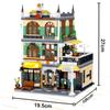 City Street View Building Blocks CAFE Shop Garden Hotel Restaurant Store Architecture Bricks Model Toy Gift For Kid