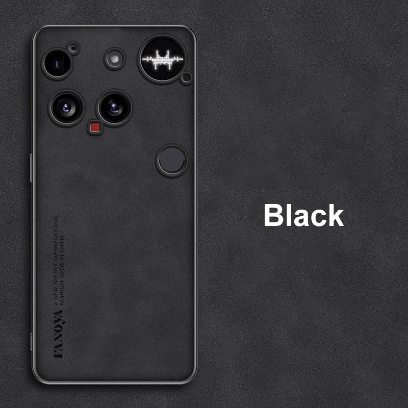Для чехла Nothing Phone 3 Роскошный чехол для телефона из искусственной кожи Для Nothing Phone3 5G Задняя крышка Матовый силиконовый Ударопрочный Полная защита