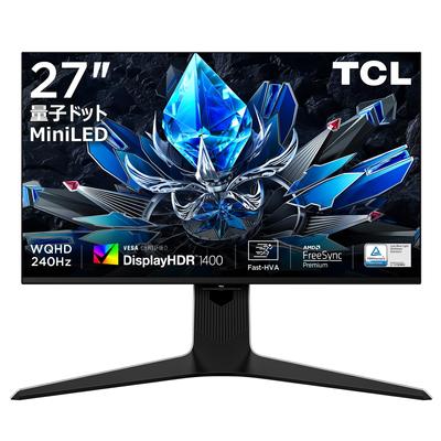 TCL Quantum Dot Mini LED Monitor 27 дюймов 27R73Q WQHD 240 Гц HVA Панель 1 мс HDR1400 DP Вращение Регулировка высоты FreeSync Снижение синего света Игровой