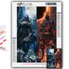 5D Diy Diamond Painting Game Dark Souls Cross Stitch Full Diamond Embroidery Mosaic