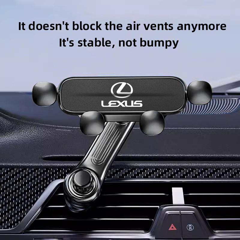 fxcr3 Gravity Car Phone Holder Air Vent Telescopic Support For Lexus RX300 IS200 IS250 ES350 Ct200h UX250h NX300h RX350 ES300h RX400h