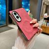 Fashion Solid Color Leather Magnetic Phone Case For Samsung Galaxy Z Fold 8 ZFold8 Fold8 Back Cover Cases For Magsafe Cute Funda