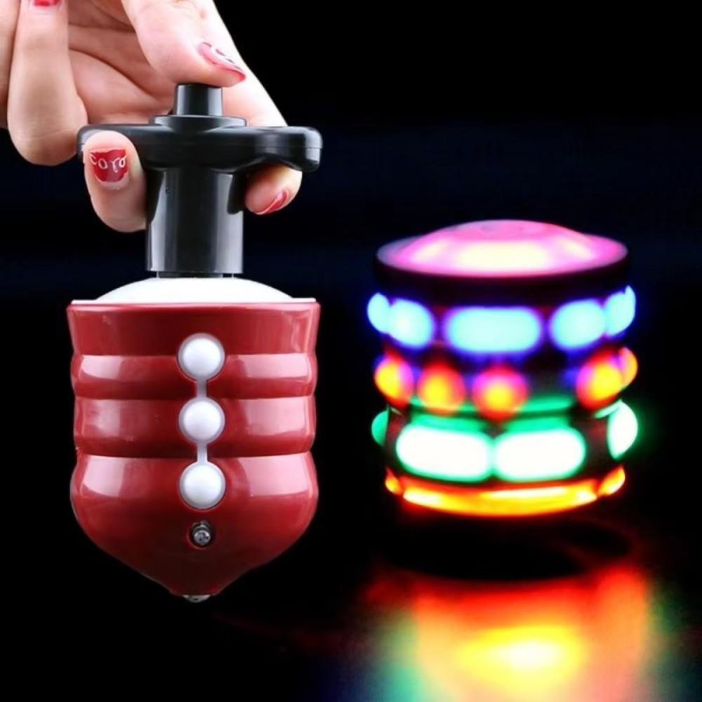 Colorful Rotating Gyro Laser Music Gyroscope New Spinning Top Boys Girls
