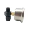 Universal Fuel Pressure Gauge Liquid 0-100Psi Oil Press Gauge 1/8" NPT With An 6 Fuel Pressure Take Off Fitting 6An Adapter