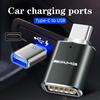 1 шт. Мини-конвертер-адаптер для зарядки автомобиля Type-C на USB 3.0 с логотипом AMG для Mercedes Benz AMG A B C E G CLA W211 W203 W204