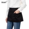 Ansaierui Half-Length Waiter Apron with Pen Pocket