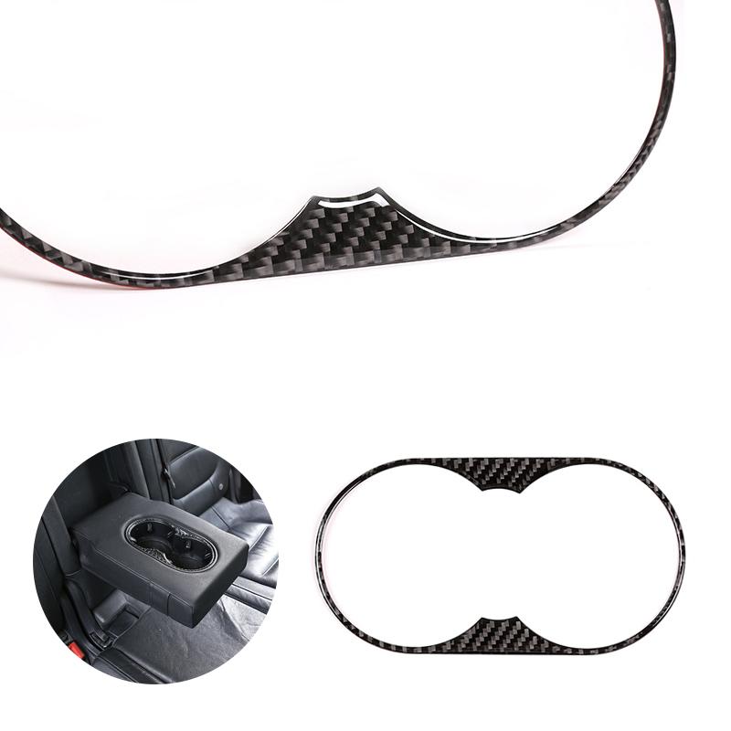 Автомобильный салон из углеродного волокна, центральный механизм управления, панель переключения передач, держатель стакана для воды, накладка для VW Touareg 2011-2015 2016 2017