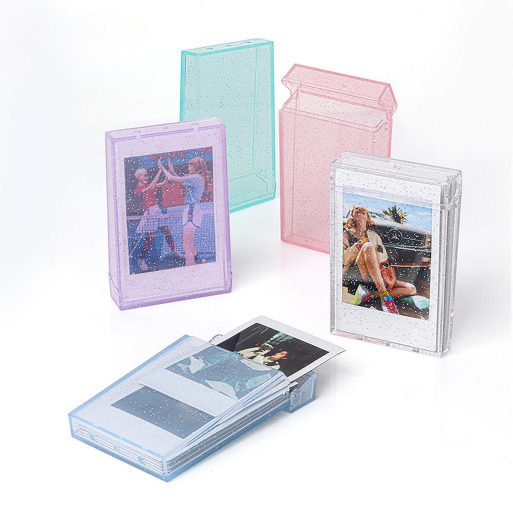 Pockets Photo Album Transparent Photocard Holder Mini Album Storage Collect Book Name Card Album De Fotos