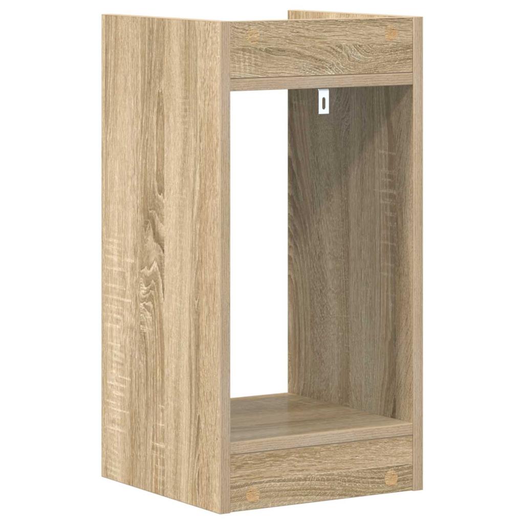 Plant Stand with Shelf 2 pcs Sonoma Oak 30 x 30 x 60 cm