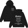 Shakira Las Mujeres Ya No Lloran Album 2026 Tour Print Hoodie Men Women Fashion Oversized Long Sleeves Loose Casual Pullover