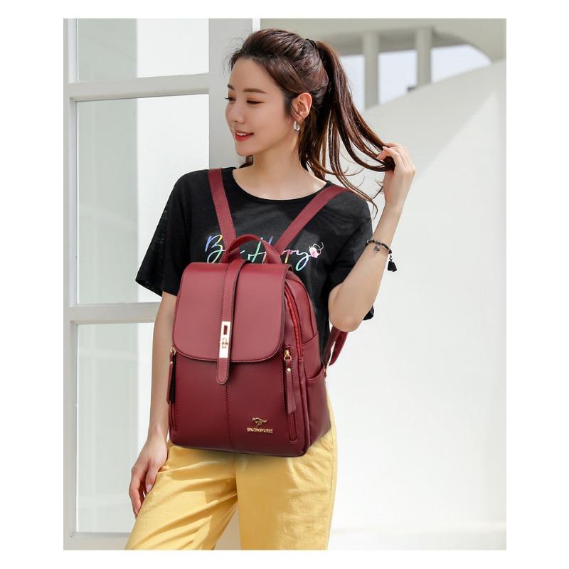 Рюкзак женский простой модный женский рюкзак большая вместительная сумка для отдыха на одно плечо