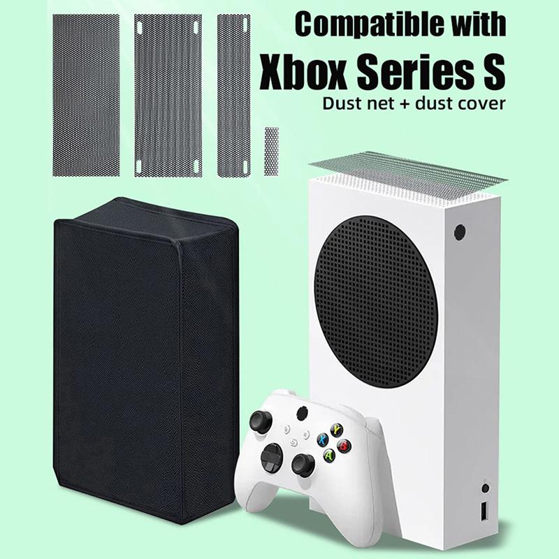 Комплект пылевых фильтров, совместимый с Xbox Series, включает 4 сетчатых фильтра из ПВХ серии S