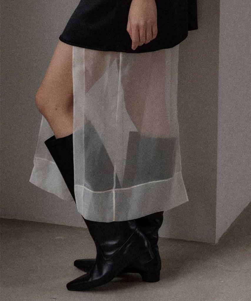 Sleek New Demi Long Boots (Black)