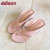 Fashion Pink 2025 New Flip Flops Women Wedges Sandals Shoes Female Heeled Footwear Fashion Shallow Ladies Wedges Sandals Slippers Shoes