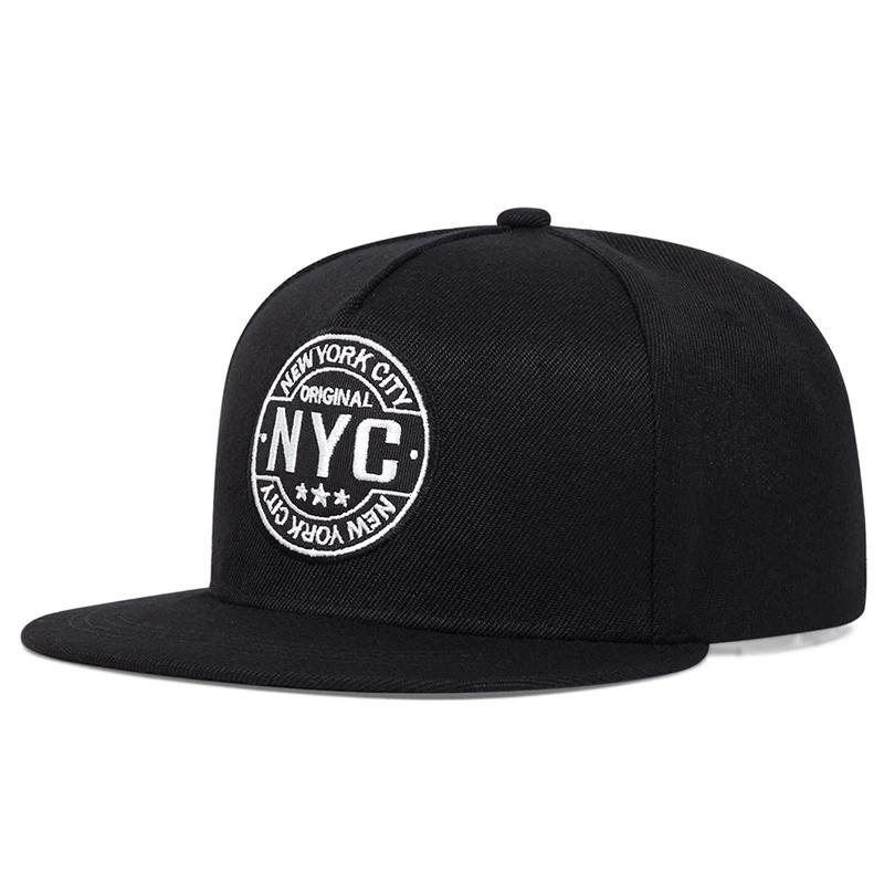 Унисекс Кепки Hip-hop с вышивкой букв NEW YORK CITY, Регулируемые повседневные бейсболки для улицы, Шляпа от солнца