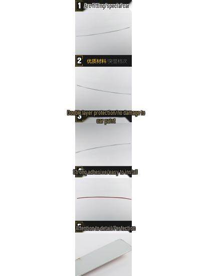 2020 Mazda 3 Rear Trim Tailgate Anti-Scratch Bright Strip