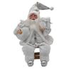 14 Inch Sitting Santa Claus Statue Christmas Character Decoration Christmas Creative Santa Claus Doll Christmas Party Decoration