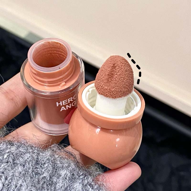 Herorange Dewy Liquid Blush Blendable Non Caking Waterproof Brighten Skin for Daily Dating Photo Makeup Gift