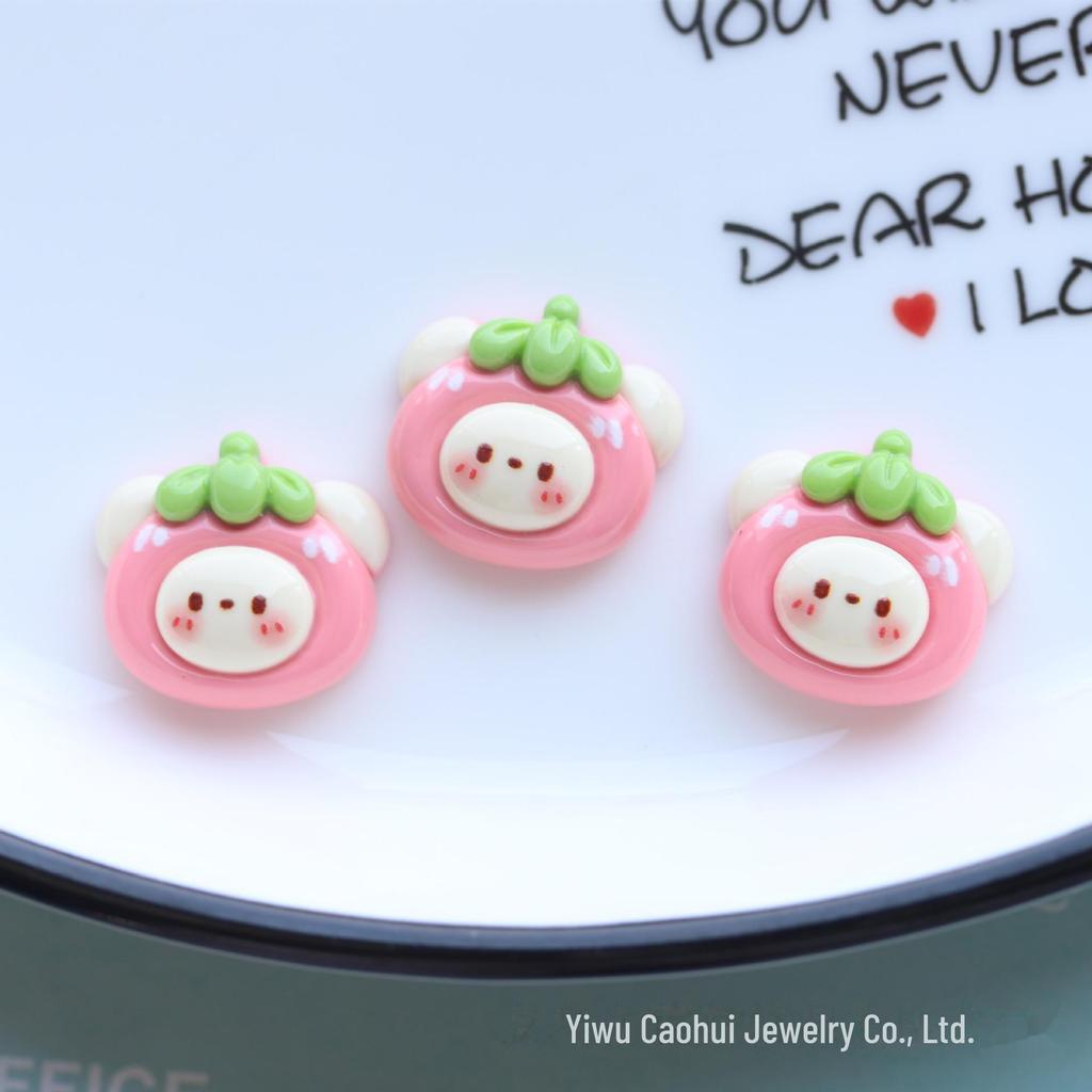 Очаровательные блестящие мультяшные аксессуары для волос из смолы: Детские шпильки, кольца, зажимы и нашивки для поделок своими руками