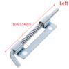 1Pcs Metal Lock Barrel Bolt Spring Loaded Latch 3.54" Long Grip Heavy Duty