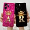 Чехол для Oppo Reno 14 FS Reno14 F S 14F 14FS 5G Чехол для телефона Королевские Буквы Ударопрочный Мягкий ТПУ Чехол Reno14FS Reno14F Чехол Capa