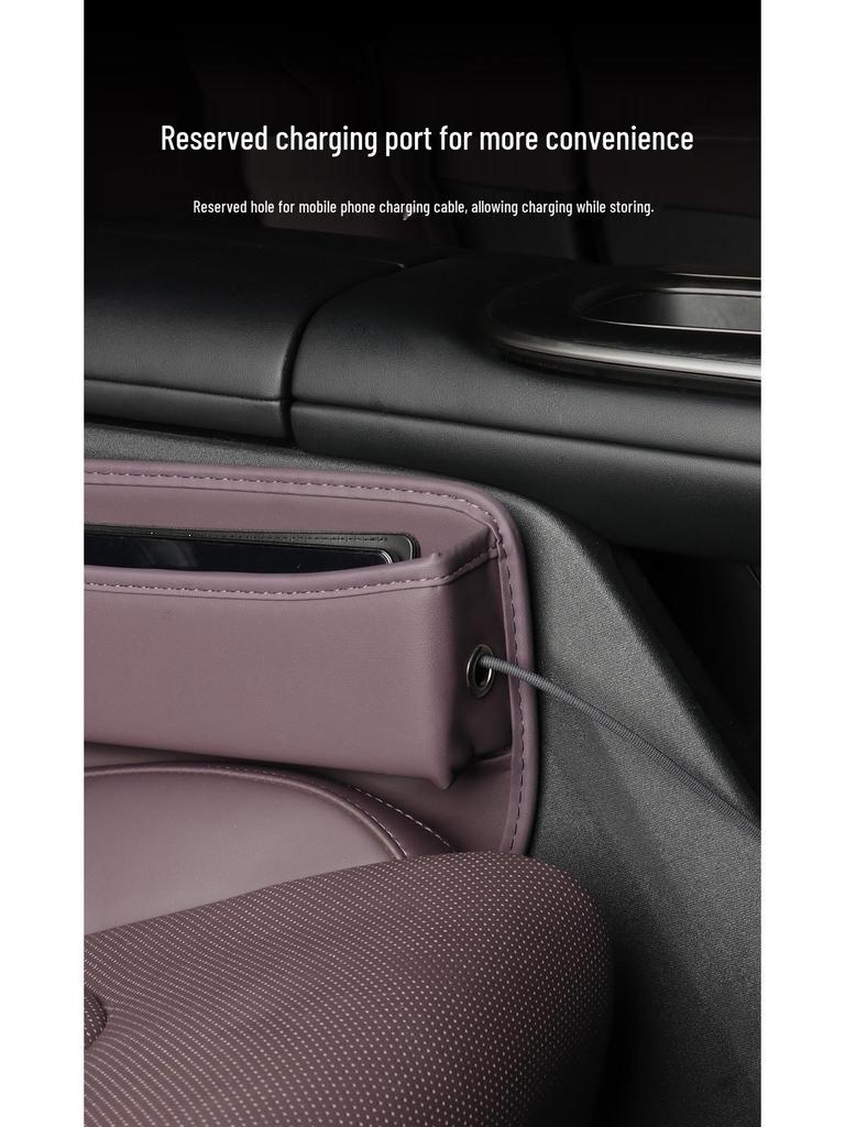 Xiaomi YU7 Car Seat Gap Storage Box - SU7 Console Organizer & Interior Decor