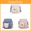 Canvas Cute Girl Crossbody Bag With Colorblock Design For Daily Use