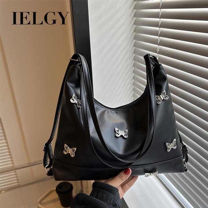 IELGY Модная сумка подмышки, нишевая простая сумка через плечо в стиле ретро, ​​женская сумка-мессенджер