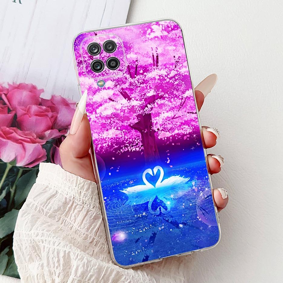Чехол для Samsung Galaxy A12 SM-A125F Популярный Модный Расписной Чехол Мягкий Тонкий Чехол для Телефона Для Samsung A12 F12 M 12 Galaxy M12 Сумки