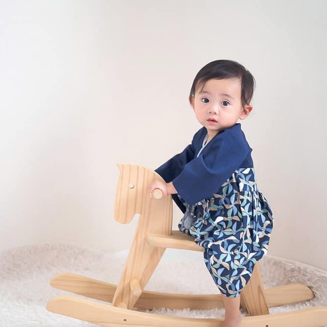 Хакама Первый Первый Первый Посещение святилища Сиреневый [Куфуу] Комбинезоны, Еда, Девочки, Мальчики, Фестиваль, Фестиваль кукол, Одежда, Еда, (80см, Розовый)