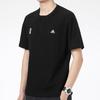 adidas Wj T Henly Sports Casual Short Sleeve Black Men's GP1816