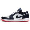 Air 1 Retro Low Obsidian Ember Unisex Sneakers Blue Ember-Glow-White 553558-481
