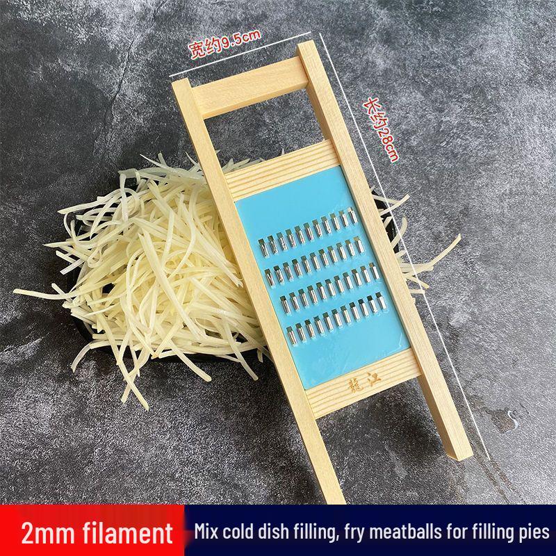 Картофелерезка и терка для овощей Longjiang 5-Coarse: Очиститель и слайсер для древесины