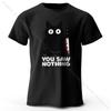 Women's Funny Cat Printed Basic Crew Neck T-Shirt, Breathable Round Neck Short Sleeve Tee Unisex Fit for Men & Women