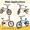 RTENTE-BMX Bicycle Brake Lines Set For Most Gyro Bikes, Bike Gyro Brake Cables Front+ Rear With Spinner Rotor Complete Set