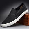 Новые осенние повседневные парусиновые кроссовки мокасины прогулочная мужская обувь слипоны впитывающие пот дышащие мужские туфли Zapatos De Hombre