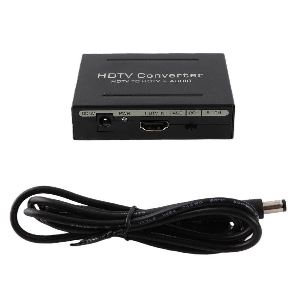 Аудио Экстрактор Конвертер HighDefinition Multimedia Interface в AUDIO+ SPDIF+ R L(черный )