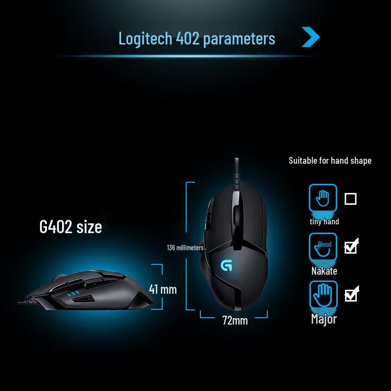 Logitech G402 High-Speed Gaming Mouse