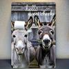 Забавный осел, Металлическая табличка, Настенное искусство в стиле farmhouse для дома, офиса, кафе, Деревенская жестяная вывеска ранчо
