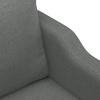 Vidaxl Sofa 2-Osobowa, Ciemnoszara, 140 Cm, Tapicerowana Tkaniną