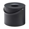 Yamazaki Tower Mosquito Coil Storage Pot, Round, Black, Approx. W17 X D17 X H14 Cm (including Lid