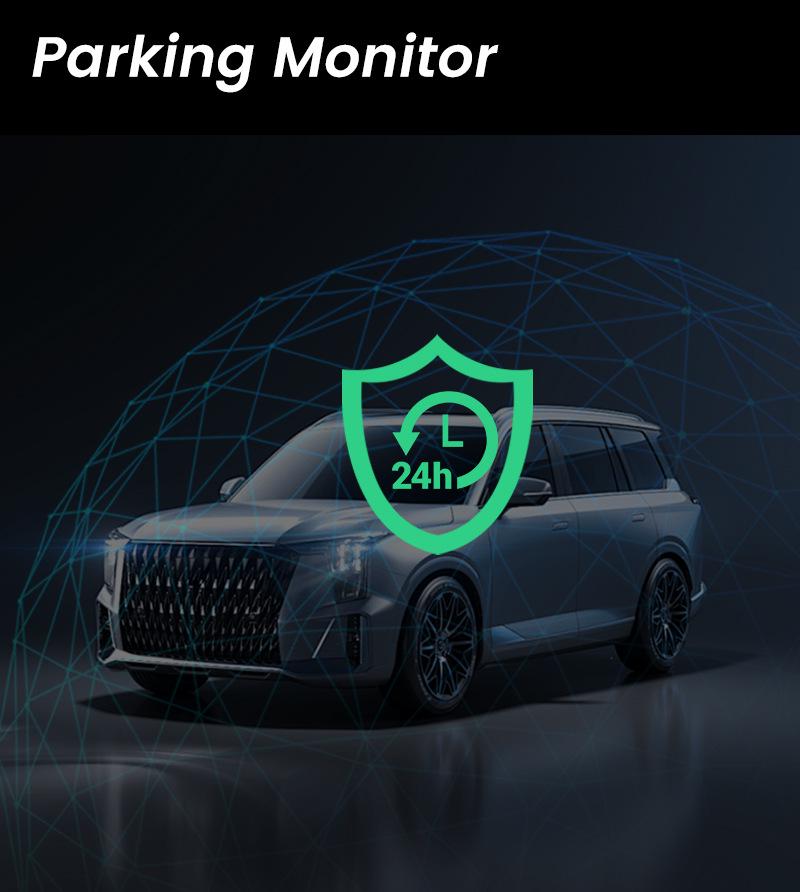 4K Видеорегистратор с тремя объективами F9 с HD широкоугольным объективом, ночным видением Starlight, подключением к мобильному телефону и GPS-слежением